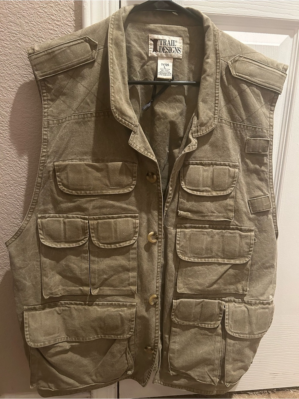 Trail Designs Vest Men’s Large TV726 Hunting Fishing Hiking Photography Tactical